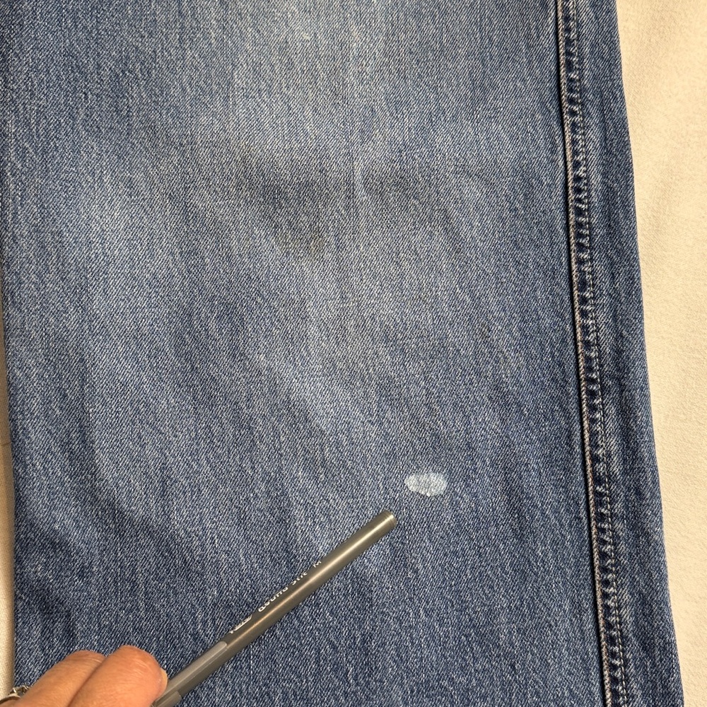 Mavi Vintage 32x32 Wide Leg Jeans 100% Cotton Y2K 90s Skater Denim - Picture 13 of 14